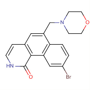 Benz[h]isoquinolin-1(2H)-one, 9-bromo-6-(4-morpholinylmethyl)-