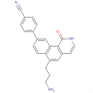 Benzonitrile,4-[6-(3-aminopropyl)-1,2-dihydro-1-oxobenz[h]isoquinolin-9-yl]-