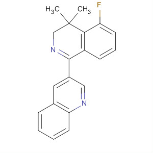 Quinoline, 3-(5-fluoro-3,4-dihydro-4,4-dimethyl-1-isoquinolinyl)-