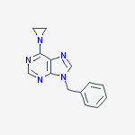 6-(aziridin-1-yl)-9-benzyl-9H-purine