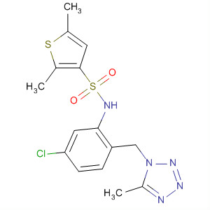 3-Thiophenesulfonamide,N-[5-chloro-2-[(5-methyl-1H-tetrazol-1-yl)methyl]phenyl]-2,5-dimethyl-
