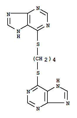 6,6'-(butane-1,4-diyldisulfanediyl)bis(5H-purine)