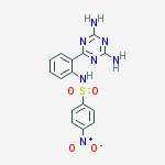N-[2-(4,6-diamino-1,3,5-triazin-2-yl)phenyl]-4-nitrobenzenesulfonamide