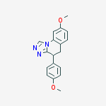[1,2,4]Triazolo[4,3-a]quinoline,  4,5-dihydro-8-methoxy-4-(4-methoxyphenyl)-