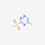 5-Methyl-3-(methylsulfonyl)-1,2,4-triazine